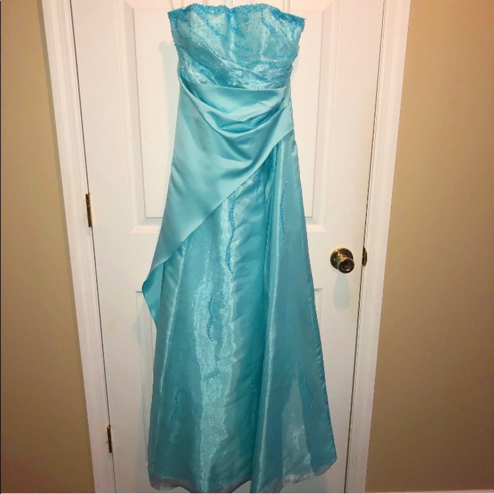 Antonio Castelli Prom Dress (Aqua/Turquoise) Size6